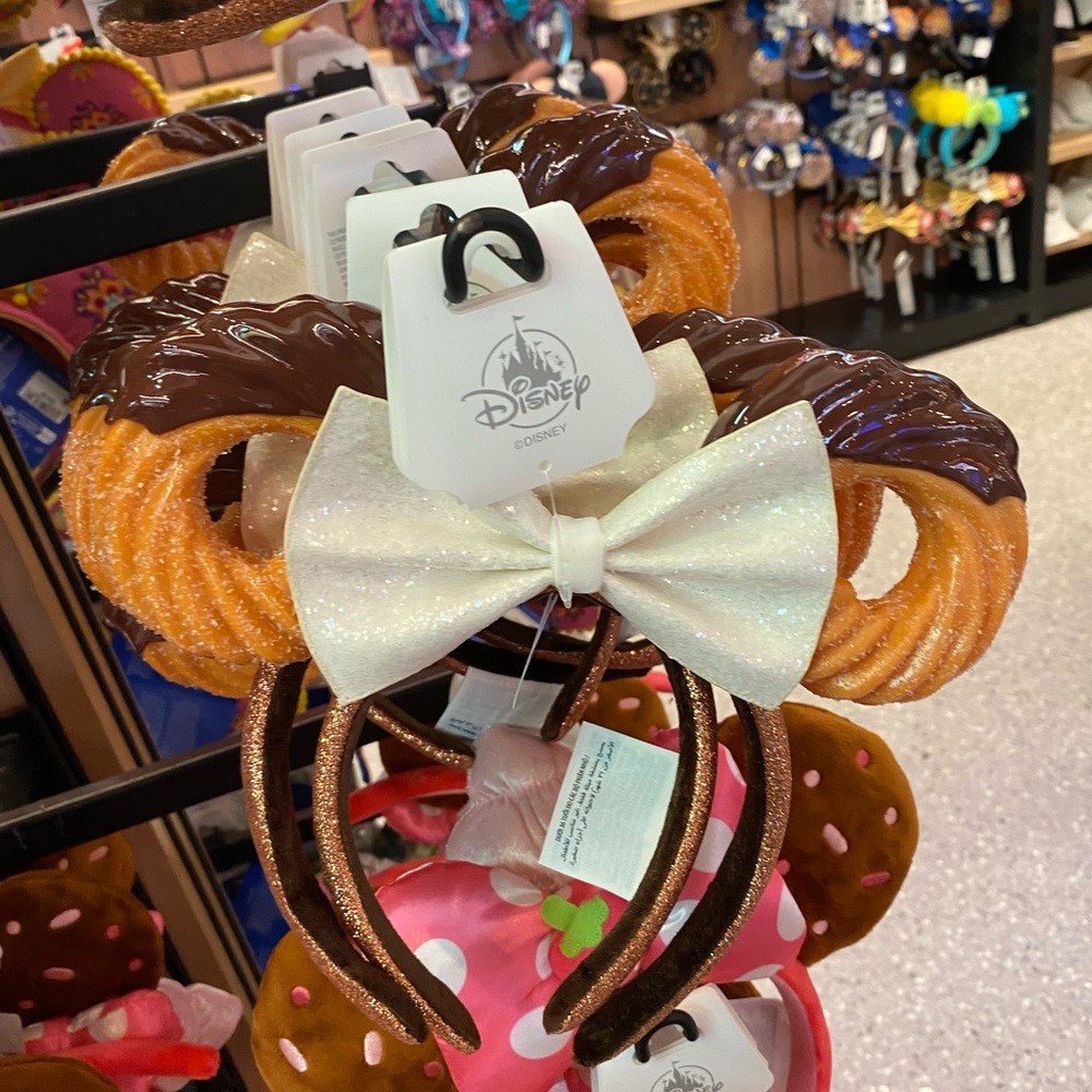 Disney Pretzel Hairband with Sparkling Bow - Brown and White